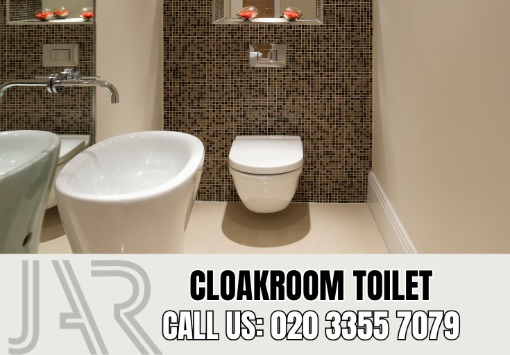 Cloakroom and Downstairs Toilet Installation by Kensalgreen Bathroom Fitters