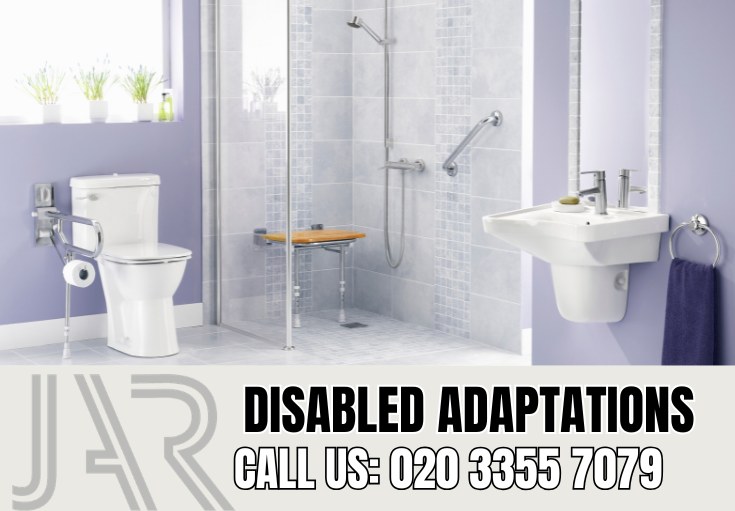 Disabled Bathroom Adaptations by Kensalgreen Bathroom Fitters